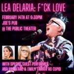Lea DeLaria Instagram - Still got nothing to do on Valentine’s Day? Then join me in my once a year rage fest, FUCK LOVE. Link in bio. I know I know, before I promised special guests @lilcoopz & @kateriggnyc well, I lied.