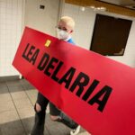 Lea DeLaria Instagram - Ok so some dyke bought my marquee from @potusbway at The Broadway Flea Market then took it home on the subway. Where exactly are they planning on putting that?