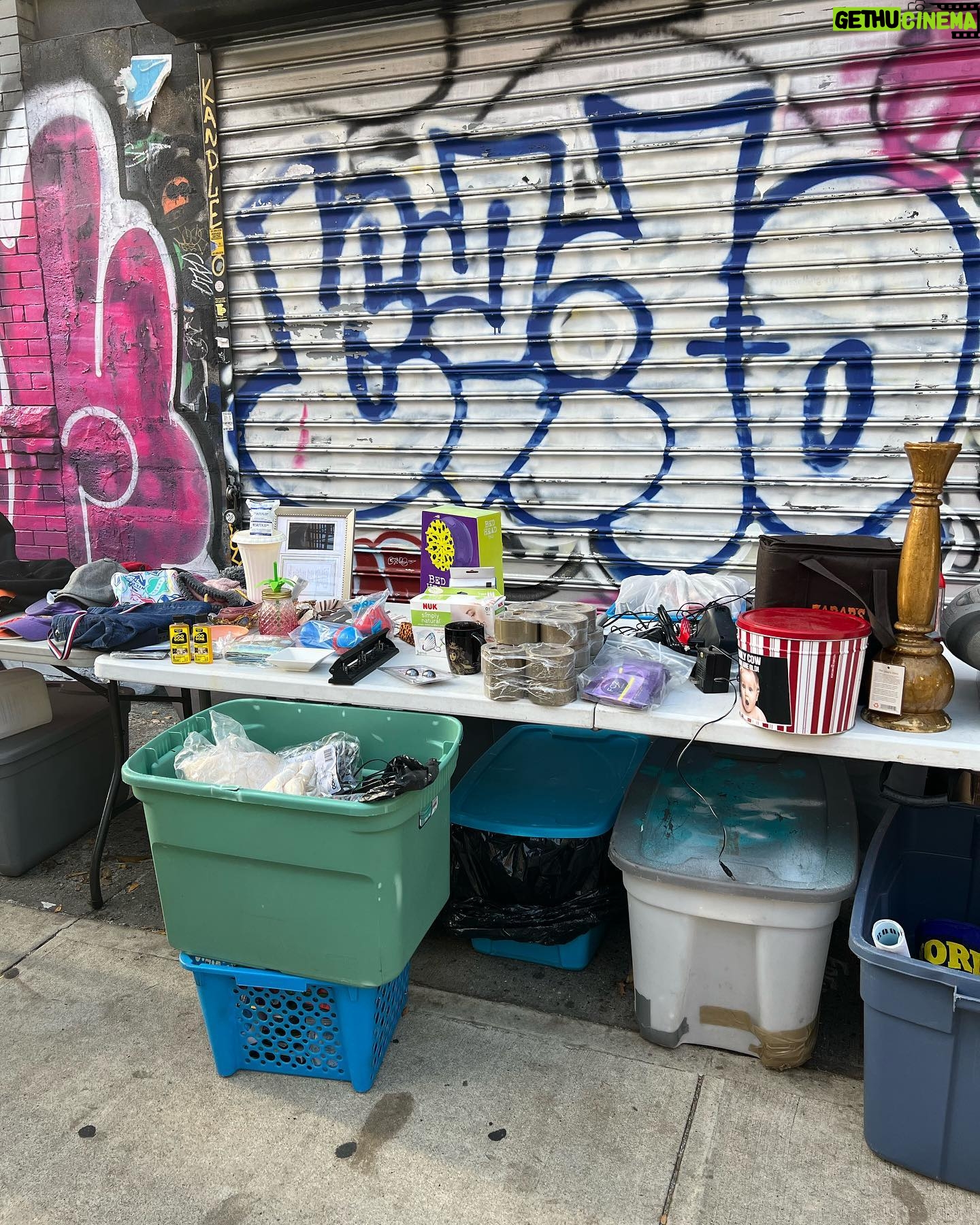 Lea DeLaria Instagram - Just a little neighborhood junk sale. #brooklyn