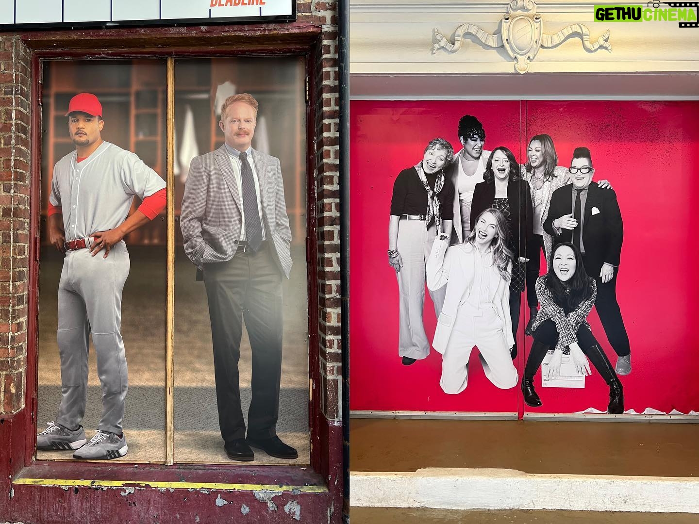 Lea DeLaria Instagram - You know what never gets old? Having your photo on a Broadway theater with your best friend’s photo right across the street. @potusbway #TakeMeOut, see these shows bitches they are fucking great.