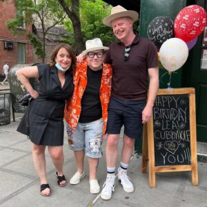 Lea DeLaria Instagram - Best birthday with the best people at my favorite watering hole @cubbyholebar 🎉