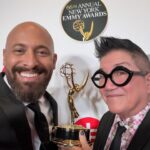 Lea DeLaria Instagram - So this happened. Last Saturday I was honored to win a 2023 @nyemmy from the @televisionacademy for #executiveproducing the @lesbianbarproject. Gotta thank, as I did from the stage , the entire team but especially the creators and directors of the series @ear360 and @elinastreet, our sponsor @jagermeister and @therokuchannel and my co-exec, my manager and dear friend @jelliclekatz I would have posted sooner but I’m still hung over from the celebration at The Palm. Safe spaces for Dykes are disappearing world wide. It’s a conversation we in the queer community should be having.
