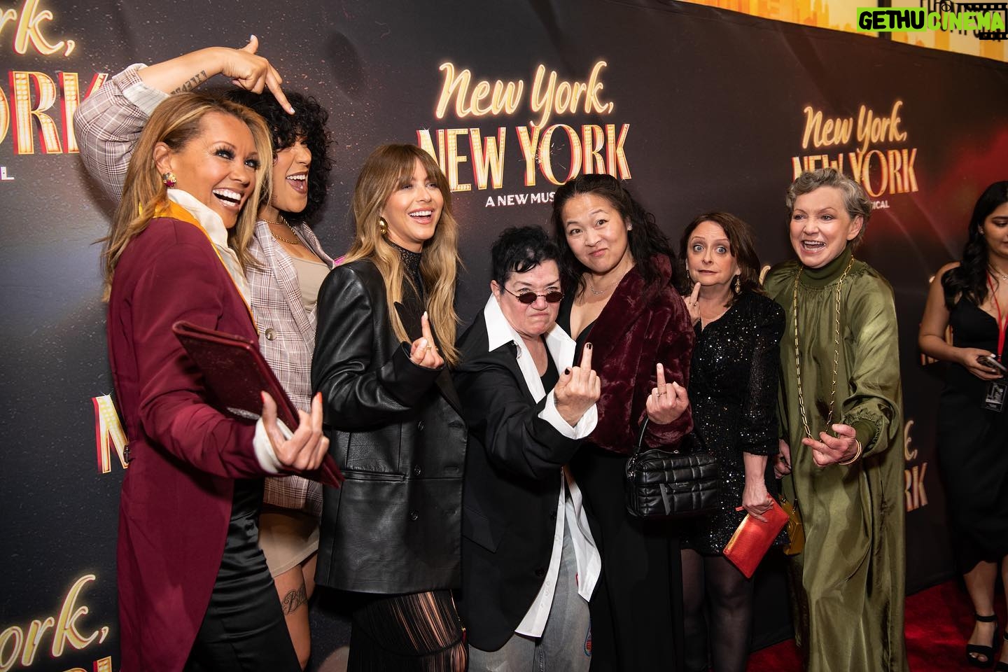Lea DeLaria Instagram - There never has been, nor will there ever be a cast as cool as we. I am styled by the amazing. @tatianawaterford she does butches right. @potusbway