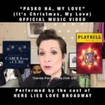 Lea Salonga Instagram - “PASKO NA, MY LOVE” (It’s Christmas, My Love) Inspired by the beloved Filipino Christmas classic, “Pasko Na, Sinta Ko” by Francis Dandan with lyrics by Aureao Estanislao Reimagined by Angelo Soriano (@gelosaurus) for the company of @herelieslovebway, now available in @carolsforacure vol. 23 benefiting @bcefa New lyrics by Angelo Soriano and Nathan Angelo (@nathangangelo) Music Arrangement by Angelo Soriano and Justin Ramos (@justramos) Vocal Arrangement by Angelo Soriano and J. Oconer Navarro (@joconernavarro) Music Programming by Angelo Soriano Engineered and Mixed by Andros Rodriguez (@androsr) CFAC Produced by @lynnpinto Music video captured and edited by Angelo Soriano Featuring (in order of appearance): Lea Salonga (@msleasalonga) Reanne Acasio (@reanneacasio) Carol Angeli (@carolangelili) Angelo Soriano (@gelosaurus) Julia Abueva (@julia.abueva) Aaron Alcaraz (@aaronreads) Jeigh Madjus (@jeighmadjus) Jose Llana (@thejosellana) Jaygee Macapugay (@jaygeemacapugay) Melody Butiu (@themelodybutiu) Roy Flores (@royfloresnyc) Moses Villarama (@themightymos) Timothy Matthew Flores (@flores.tm) Shea Renne (@shea.renne.hughes) Renee Albulario (@rennie11) Geena Quintos (@geenaquinoa) Kristina Doucette (@kristina.doucette) Nathan Angelo (@nathangangelo) Sarah Kay (@sarahcckay) Jasmine Forsberg (@jasmine_forsberg) Arielle Jacobs (@ariellejacobs) Guitar - Joe Cruz (@cruzmusic) Bass composition - Derek Nievergelt (@deezrox) Percussion - Brandon Ilaw (@brandonilaw), Gustavo DiDalva (@gustavodidalva) #maligayangpasko from Here Lies Love Broadway :) #pasko #paskonanaman #christmas #holidayremix #hereliesloveremix #filpop #kpop #jpop #pop #clubbanger #dance #paskonasintako #martinnievera #garyvalenciano #leasalonga #filipino #philippines #mariahcarey #vacation #parol #candila #pilipinas #filipino #pinoy #broadway #carolsforacure #broadwaycares