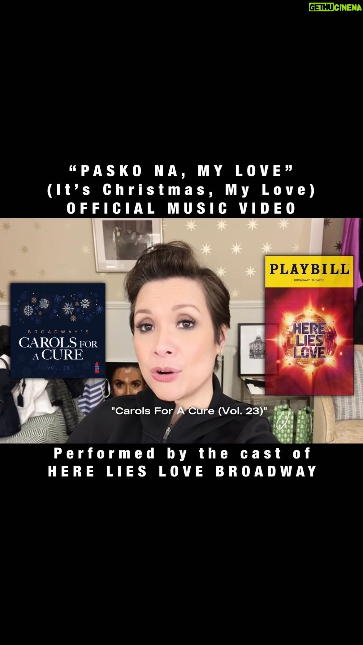 Lea Salonga Instagram - “PASKO NA, MY LOVE” (It’s Christmas, My Love) Inspired by the beloved Filipino Christmas classic, “Pasko Na, Sinta Ko” by Francis Dandan with lyrics by Aureao Estanislao Reimagined by Angelo Soriano (@gelosaurus) for the company of @herelieslovebway, now available in @carolsforacure vol. 23 benefiting @bcefa New lyrics by Angelo Soriano and Nathan Angelo (@nathangangelo) Music Arrangement by Angelo Soriano and Justin Ramos (@justramos) Vocal Arrangement by Angelo Soriano and J. Oconer Navarro (@joconernavarro) Music Programming by Angelo Soriano Engineered and Mixed by Andros Rodriguez (@androsr) CFAC Produced by @lynnpinto Music video captured and edited by Angelo Soriano Featuring (in order of appearance): Lea Salonga (@msleasalonga) Reanne Acasio (@reanneacasio) Carol Angeli (@carolangelili) Angelo Soriano (@gelosaurus) Julia Abueva (@julia.abueva) Aaron Alcaraz (@aaronreads) Jeigh Madjus (@jeighmadjus) Jose Llana (@thejosellana) Jaygee Macapugay (@jaygeemacapugay) Melody Butiu (@themelodybutiu) Roy Flores (@royfloresnyc) Moses Villarama (@themightymos) Timothy Matthew Flores (@flores.tm) Shea Renne (@shea.renne.hughes) Renee Albulario (@rennie11) Geena Quintos (@geenaquinoa) Kristina Doucette (@kristina.doucette) Nathan Angelo (@nathangangelo) Sarah Kay (@sarahcckay) Jasmine Forsberg (@jasmine_forsberg) Arielle Jacobs (@ariellejacobs) Guitar - Joe Cruz (@cruzmusic) Bass composition - Derek Nievergelt (@deezrox) Percussion - Brandon Ilaw (@brandonilaw), Gustavo DiDalva (@gustavodidalva) #maligayangpasko from Here Lies Love Broadway :) #pasko #paskonanaman #christmas #holidayremix #hereliesloveremix #filpop #kpop #jpop #pop #clubbanger #dance #paskonasintako #martinnievera #garyvalenciano #leasalonga #filipino #philippines #mariahcarey #vacation #parol #candila #pilipinas #filipino #pinoy #broadway #carolsforacure #broadwaycares