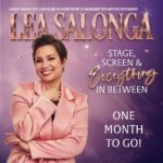Lea Salonga Instagram - 🤩 ONE MONTH TO GO until @msleasalonga takes the stage with ‘Stage, Screen & Everything in Between’! Tickets are selling FAST, don’t you WISH you could be there? 🧞 All dates and tickets ➡️ cuffeandtaylor.com