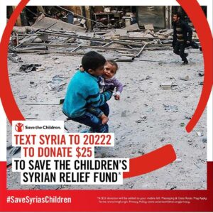 Leah Jenner Instagram - The videos I've seen coming out of Aleppo right now are just too tragic for words. Please join me in donating to @savethechildren Syrian Relief Fund to help these innocent children in need.
