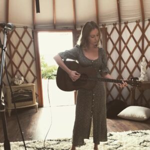 Leah Jenner Instagram - While I was playing, a warm wind pushed the door open and blew all the pine needles in...I think it was my grandmother saying hello.