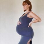 Leanna Decker Instagram – This body may be stretching this pre-pregnancy dress to its limits, but hey, it still fits, so yay! 🤣 Don’t know how many more days I have left to document this bump 💙 we’re ready whenever you’re baby boy! ✨
#pregnancyjourney #thirdtrimester #stretchbabystretch #patientlywaiting