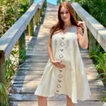 Leanna Decker Instagram - Finding cute maternity clothes has been a struggle, no fear, @hatchgal to the rescue ✨ Loving this gorgeous, comfy embroidered dress. Did I mention it has pockets!!! Use code LEANNA15 for 15% off of your #hatchgal purchase 💖🤰 #pregnancy #maternitydresses #maternitywear #momtobe