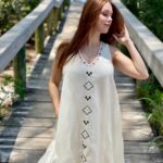 Leanna Decker Instagram - Finding cute maternity clothes has been a struggle, no fear, @hatchgal to the rescue ✨ Loving this gorgeous, comfy embroidered dress. Did I mention it has pockets!!! Use code LEANNA15 for 15% off of your #hatchgal purchase 💖🤰 #pregnancy #maternitydresses #maternitywear #momtobe