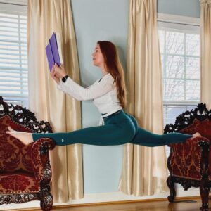 Leanna Decker Instagram - Can’t talk. Too busy reading about fae warriors and wyvern-riding witches 🐉😁