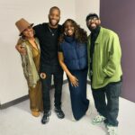 Ledisi Instagram - I love you New Orleans ! Thank you for a beautiful night! ⚜️❤️ Y’all my people called all day and showed up. This is only a few of them pictured. I love you @mslynnwhitfield @tromboneshorty @pjmorton @kortnimorton @absolutelyshay @itsjordanjoseph @quianalynell @ashl3y_al3xis and thanks @irmathomasnola for the beautiful phone call singing to me. I love you lady! @reidwick and Shannon everyone at @grammyu @wearecarver and @shortyfoundation for a great hang at soundcheck! Thank you everyone for coming out tonight ! ✨🙏🏾 Houston TX see ya tomorrow! ✨ 📷 @kortnimorton