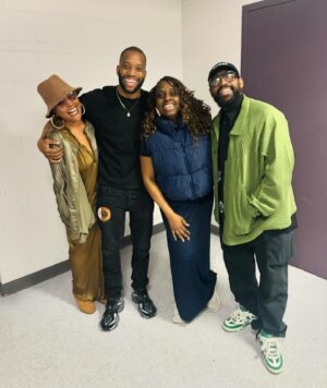 Ledisi Instagram - I love you New Orleans ! Thank you for a beautiful night! ⚜️❤️

Y’all my people called all day and showed up. This is only a few of them pictured. I love you @mslynnwhitfield @tromboneshorty @pjmorton @kortnimorton  @absolutelyshay @itsjordanjoseph @quianalynell  @ashl3y_al3xis and thanks @irmathomasnola for the beautiful phone call singing to me. I love you lady! @reidwick and Shannon everyone at @grammyu  @wearecarver and @shortyfoundation for a great hang at soundcheck! Thank you everyone for coming out tonight ! ✨🙏🏾

Houston TX see ya tomorrow! ✨
📷 @kortnimorton