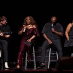 Ledisi Instagram - Whew! LA was a vibe! SOLD OUT @youtubetheater ✨❤️ #ledisi #goodlife My Soror @im.angelabassett and BFF @dandremichael always showing up for me! I love y’all! Styling @mickeyboooom Jumpsuit by @rotatebirgerchristensen Ring by @alexisbittar Hair @therealsirtony 📷 @rontyoungvizuals