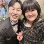 Lee Gook-ju Instagram - 바쁜주말🖐🏻 @_hyejidaejiiiii @hochul87 결혼축하해👰🏻‍♀️🤵🏻 @mkseol @da_w0214 생일축하해 👦🏻👩🏻 . 오랜만에 만난 코빅 식구들과 회사 사람들 모두 반가웠어요🤍
