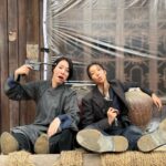 Lee Ho-jung Instagram - 언년 희신 선복 🖤🤎🩶 #도적_칼의소리 #songofthebandits