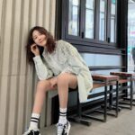 Lee Ji-ah Instagram - @goldengoose #GoldenGoose #RunAfterYourDeams #골든구스 #골든구스마라톤