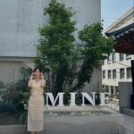 Lee Ju-bin Instagram - 4월의 날 좋은 날, 마인(@mine___official )과 의미있는 순간들을 함께 했어요. 고급스럽고 우아한 소재와 디자인, 거기에 실용성까지 갖춘 마인의 컬렉션과 의미있고 찬란한 순간을 함께해요🌿🍀 #광고 #마인 #meaningful_moment