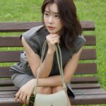 Lee Ju-bin Instagram - With my new Rocking Horse Bag🐴🤎 #ad #burberry @burberry