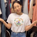 Lee Mi-do Instagram – 옷장이 가득 차면 어떻게 하시나요? 
#미도꿀팁
What do you do when your closet is full?