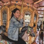 Lee Min-jung Instagram - 내가 타고 싶었던건 아닌데 막상 타니 내가 신나하고 아들이 사진찍어줌 ㅋ 나머지는 이것저것