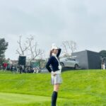 Lee Min-jung Instagram – @castelbajac.golf.kr @thegenesisinv  #rivieracoutryclub #golf