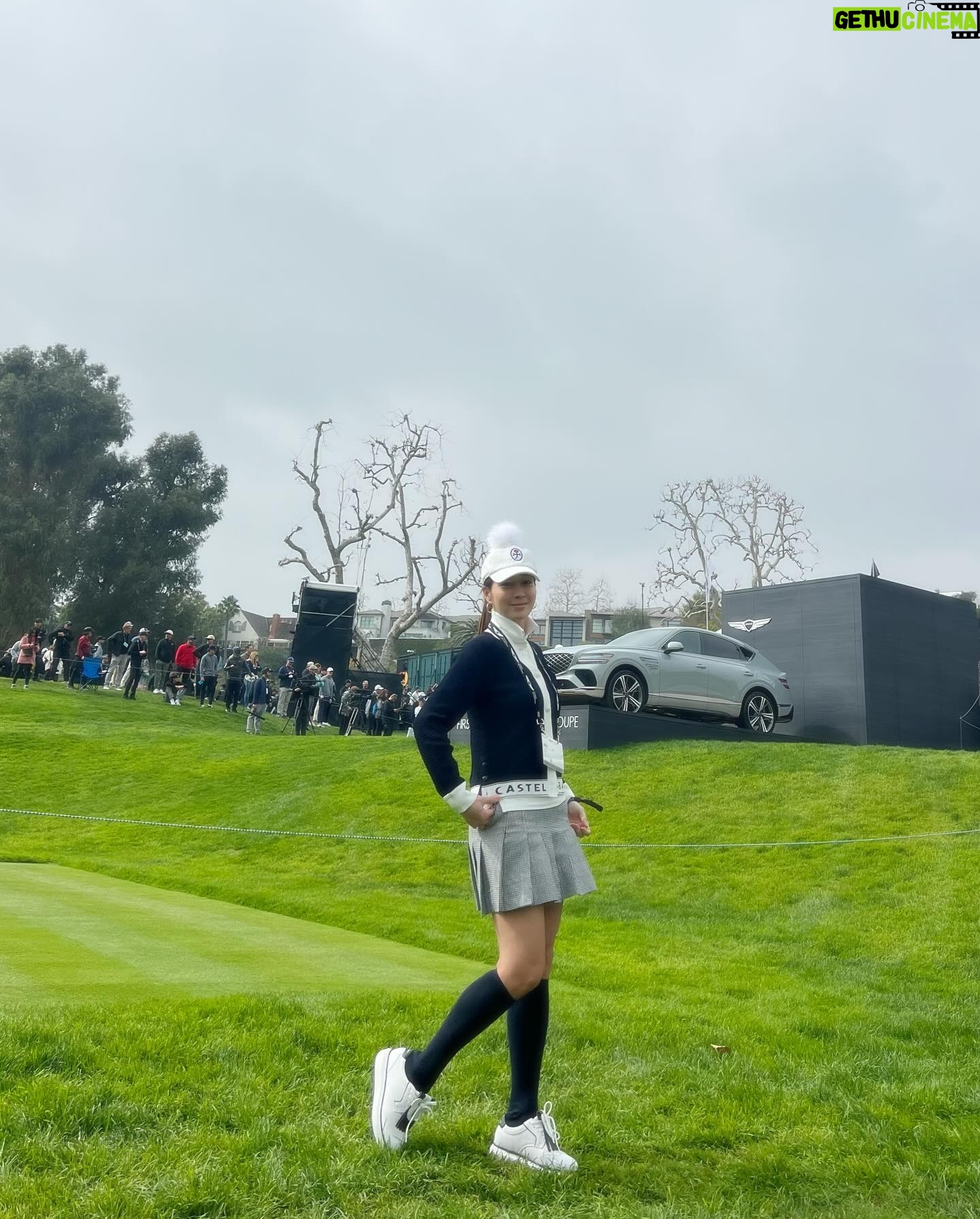 Lee Min-jung Instagram - @castelbajac.golf.kr @thegenesisinv #rivieracoutryclub #golf