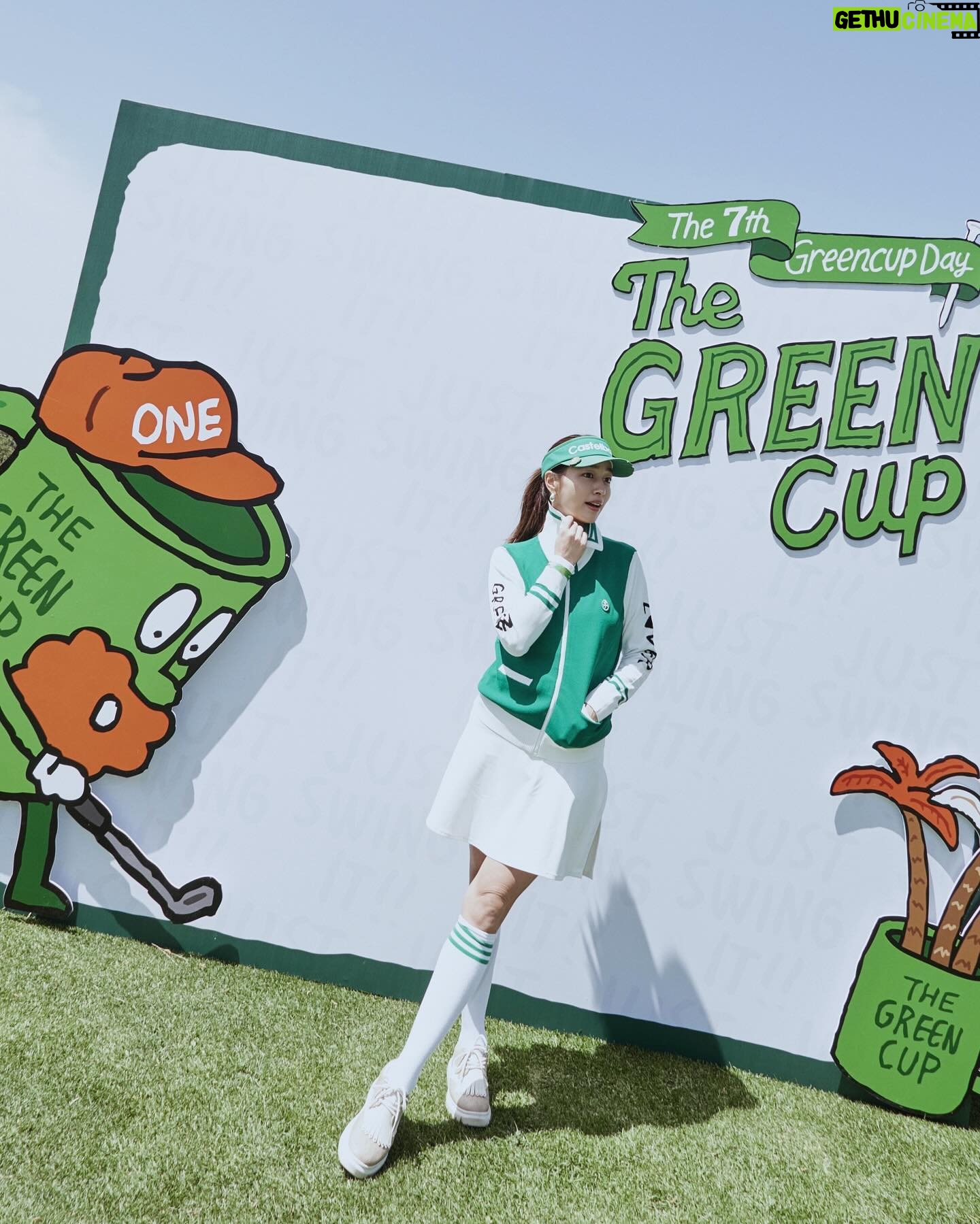 Lee Min-jung Instagram - #thegreencup #thegreencupday #까스텔바작@thegreencup.official @castelbajac.golf.kr #golf