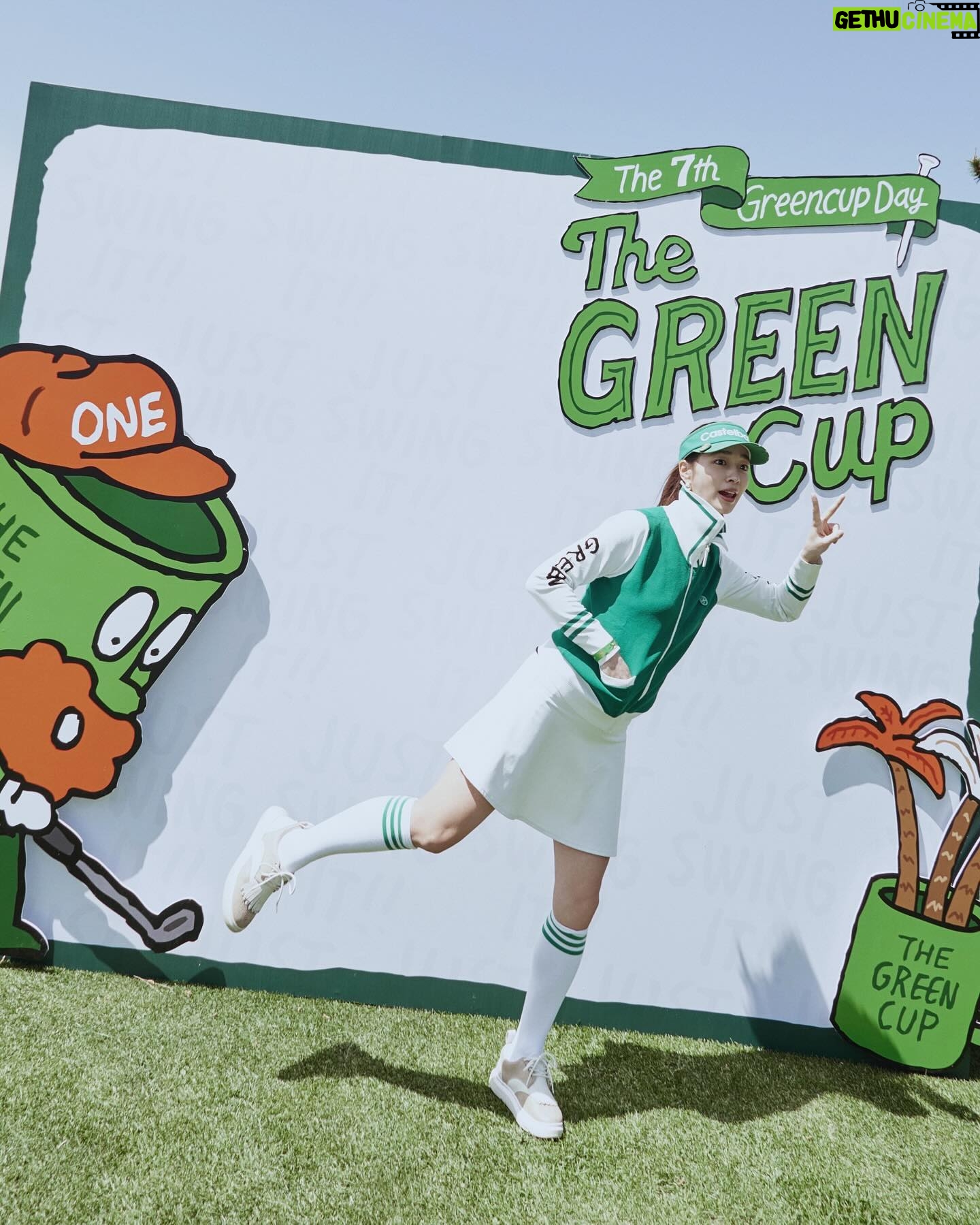 Lee Min-jung Instagram - #thegreencup #thegreencupday #까스텔바작@thegreencup.official @castelbajac.golf.kr #golf