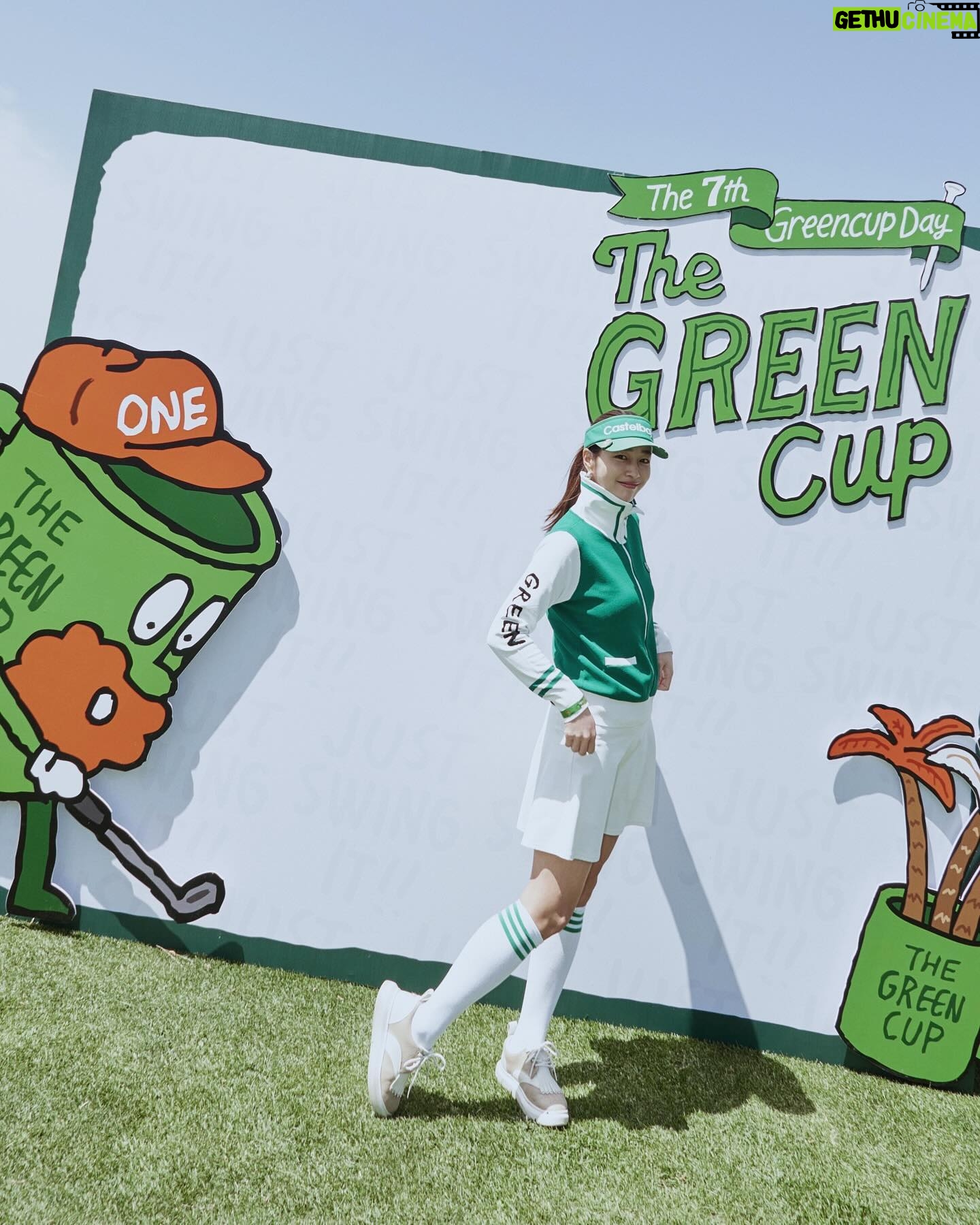Lee Min-jung Instagram - #thegreencup #thegreencupday #까스텔바작@thegreencup.official @castelbajac.golf.kr #golf