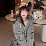 Lee Yu-bi Instagram - 유비패딩 입은 모네 💕 오늘두 화이팅 합니다아아!!!