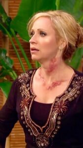 Leigh-Allyn Baker Instagram - Remember when Amy Duncan blew up in Hawaii? I do! We all had more fun than we should have filming #goodluckcharlie Sun Show! Never do the robot dance on sacred ground! 🤷🏼‍♀️ #specialeffectsmakeup #makeup #specialeffects #hawaii #childhoodmemories #sitcom #comedy #disneychannel #disney #disneyworld #trending #trendingreels