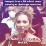 Leigh-Allyn Baker Instagram - Remember when it took a Disney Mom to stand up for basic freedoms? I do. Wanna know what it feels like to look down the barrel of a loaded gun? Speak up for individual freedom, bodily autonomy and basic, God given rights at a school board meeting in the middle of a politicized pandemic. The cost was high. I’d do it again! They don’t scare me. #goodluckglobalists “Blessed are you when people insult you, persecute you and falsely say all kinds of evil against you because of me.” Matthew 5:11 #freedom #knowyourrights #viral #truth