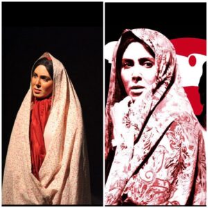 Leila Bolukat Instagram - روز جهانی تئاتر مبارک 
لطفا ورق بزنید🙏.
#لیلا_بلوکات #روز_جهانی_تئاتر_مبارک #سفر_نریم #در_خانه_بمانیم