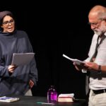 Leila Bolukat Instagram - سلام نمایشنامه خوانی اولئانا به روایت تصویر بماند به یادگار🌱🍀🌹 لطفا ورق بزنید.🙏 #لیلا_بلوکات #آتیلا_پسیانی #مهتا_محدث #پردیس_شهرزاد #نمایشنامه_خوانی #اولئانا_دیویدممت
