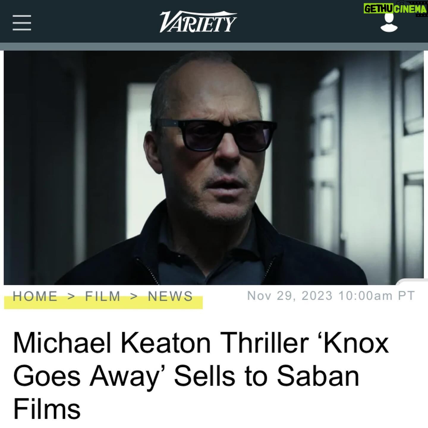 Lela Loren Instagram - So grateful for the opportunity to be a part of this ✨ Coming early 2024! #knoxgoesaway ********* Saban Films has acquired U.S. rights to “Knox Goes Away,” a thriller about a contract killer with dementia that was directed by and stars Michael Keaton. The film premiered at the Toronto International Film Festival last September. Saban Films plans to release the movie theatrically in the first quarter of 2024. In addition to Keaton, the film stars Oscar winners Al Pacino and Marcia Gay Harden, as well as James Marsden, Suzy Nakamura, John Hoogenakker, Joanna Kulig, Ray McKinnon and Lela Loren. “Knox Goes Away was written by Gregory Poirier, the screenwriter of “National Treasure: Book of Secrets.” Keaton produced the movie alongside Brookstreet’s Trevor Matthews and Nick Gordon and Sugar23’s Michael Sugar and Ashley Zalta.