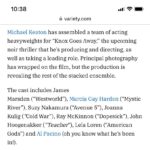 Lela Loren Instagram – So thrilled to have been a part of this amazing ensemble! Loved every minute. Can’t wait for you all to see it ✨#KnoxGoesAway