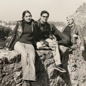 Lela Loren Instagram - 20 years ago. Roma. With @chefsharp and our cous.  So much a head of us 🇮🇹