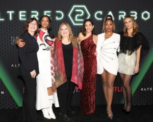 Lela Loren Instagram - Squaaaaaad ♥️ Altered Carbon Premier @netflix 2.27.20!! Get ready!!