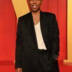 Lena Waithe Instagram - We do this for the ancestors. Garments, @amiri Styled by, @jasonbolden @VanityFair #VFOscars #VanityFairOscarParty @gettyentertainment
