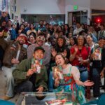 Lena Waithe Instagram - We launched @hillmangrad’s first book, OCEAN’S GODORI, with author @elaineucho, publisher @lenawaithe, and @bobbyhundreds last night 🚀Thanks to everyone who came out to @thehundreds in LA to celebrate this incredible debut! 🪐✨ PS- comment 👕 for the chance to snag an exclusive OCEAN’S GODORI tee! Photos: @karenmarinaa Florals: @begintoblossom Cookies: @by_jiyoon DJ: @djstarrza Wines: @mr.naturalwine