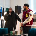 Lena Waithe Instagram - We launched @hillmangrad’s first book, OCEAN’S GODORI, with author @elaineucho, publisher @lenawaithe, and @bobbyhundreds last night 🚀Thanks to everyone who came out to @thehundreds in LA to celebrate this incredible debut! 🪐✨ PS- comment 👕 for the chance to snag an exclusive OCEAN’S GODORI tee! Photos: @karenmarinaa Florals: @begintoblossom Cookies: @by_jiyoon DJ: @djstarrza Wines: @mr.naturalwine