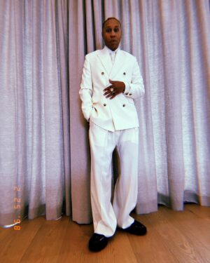 Lena Waithe Instagram - @filmindependent spirit awards. 

Indies are hard. But always worth it. 

@kokomocityfilm 
@athousandandonefilm 

@hillmangrad 

Styled by: @jasonbolden