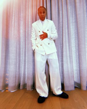 Lena Waithe Instagram - @filmindependent spirit awards. 

Indies are hard. But always worth it. 

@kokomocityfilm 
@athousandandonefilm 

@hillmangrad 

Styled by: @jasonbolden