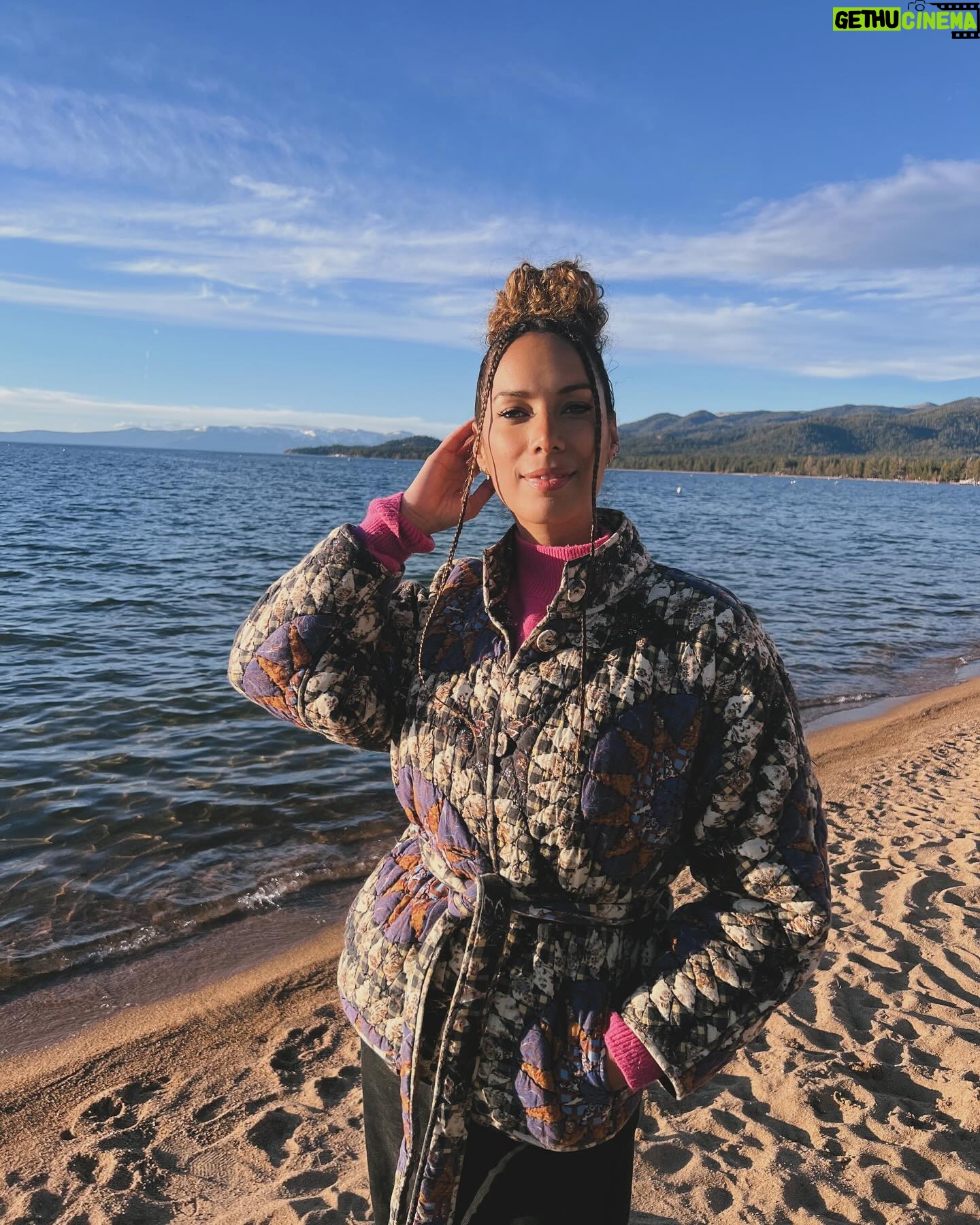 Leona Lewis Instagram - Lake Tahoe 🦋 rare pic of me without a baby
