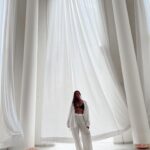 Leona Lewis Instagram – Stealing these curtains for my tour ☁️🤍
