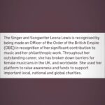Leona Lewis Instagram - This recognition is very symbolic to me. Not only for my music but for the causes and charities I’ve worked with over the years to bring support to some of the most vulnerable in our society. For me, this honor means that I can bring even more vital awareness to organizations that are literally saving lives. From incredible charities that are working tirelessly to provide life saving aid to children, to the amazing animal welfare organisations that are rescuing, rehabilitating and making the world a more compassionate place. I live for this work and I’m continually inspired to do more. I’m very grateful for all the love and support from you all, it’s given me this platform and I will continue to use it to make the world a kinder place however I can. The little girl from Hackney is now an OBE ❤️