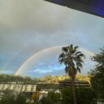 Leslie Grace Instagram – …but did you see the double rainbow yesterday?!!! 🌈 ✨🌈
here it is for your heart and soul. #arcoiris