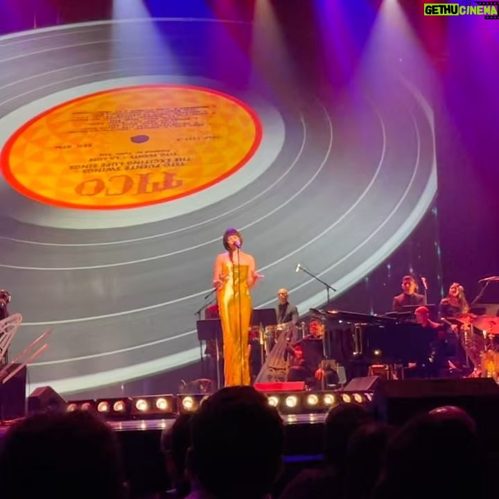 Leslie Grace Instagram - según tu punto de vistaaaa…. 💛 #longliveLALUPE #longliveTITOPUENTE Thank you @hispanicheritage foundation for allowing us to celebrate our greats time and time again! This performance was personally so special to me. The music Tito Puente and La Lupe made when they came together was nothing short of magic - transcendent of time and space. To not only host but perform “La Tirana” with Maestro @lukefraziermusic and @theamericanpops orchestra and @titopuentejr in the same room was an honor and a dream! Can’t wait for you all to catch this and all of the MAGICAL performances and inspiring honorees’ stories on @pbs September 29th! More posts to come from this special night, hang tight :)